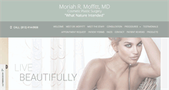 Desktop Screenshot of moriahmoffittmd.com