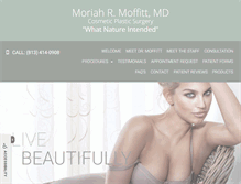 Tablet Screenshot of moriahmoffittmd.com